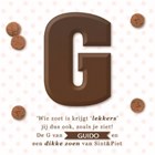 sinterklaas chocoladeletter G